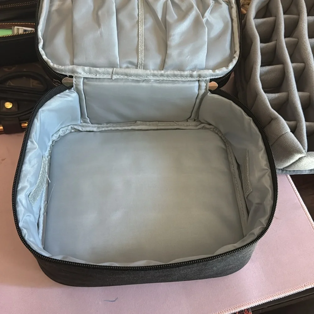 Luxja Nailpolish Organizer Dark‎ Gray Travel Organizer